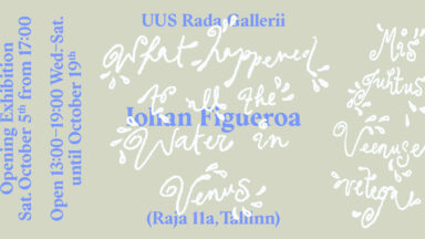 Iohan Figueroa Uus Rada Galeriis