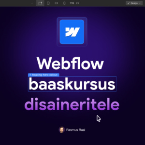 Webflow-baaskursus-disaineritele